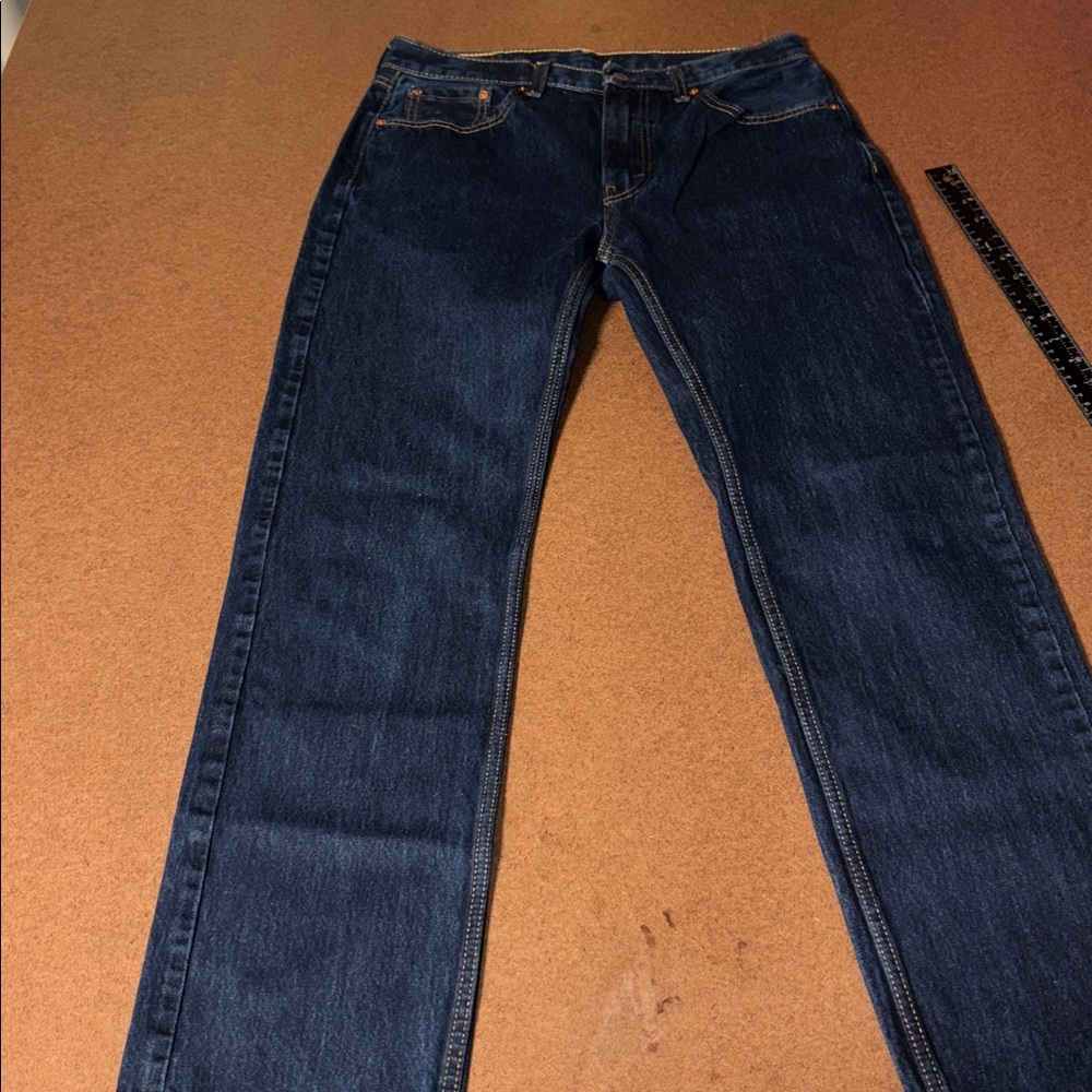Levi's 505 Men's 33x32 Classic Blue Straight Jeans